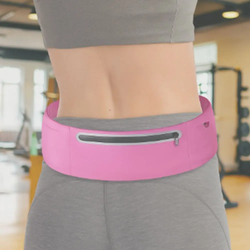 

Ultra-Thin Sport Mobile Waist Bag Close Fitting High Elastic Running Waist Bag Large Capacity Lightweight Sports Phone Bag