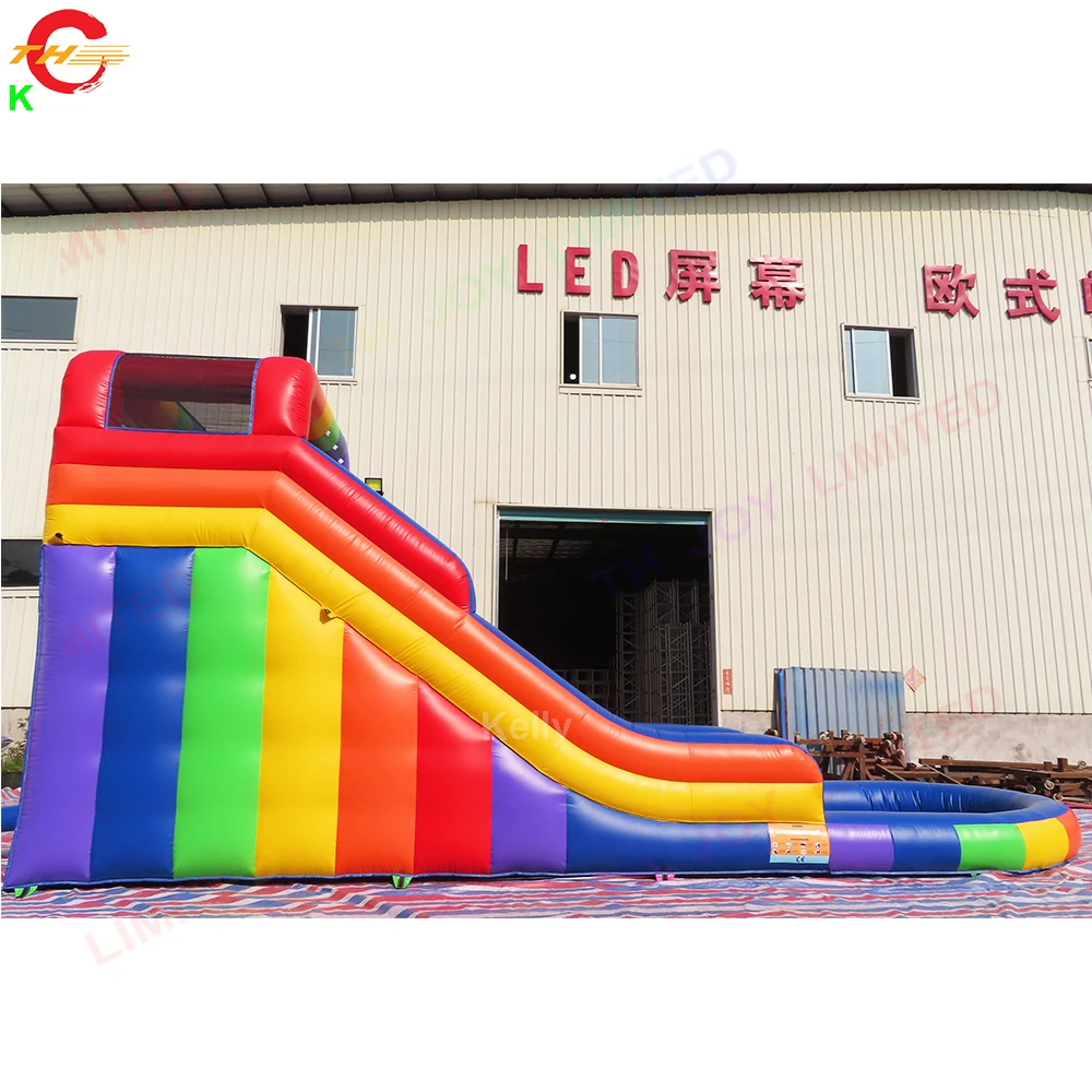 Free SEA Shipping 10m Big Inflatable Water Slide Bounce Slide Combo with Pool for Sale