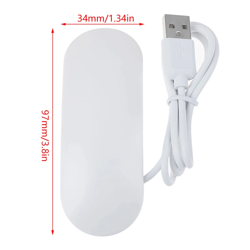 6W 9.7CM Mini Lampada UV Essiccatore per unghie Lampade a LED Cavo di ricarica USB Gel Polish Macchina per polimerizzare Manicure Led Micro Lampada UV Strumento per unghie