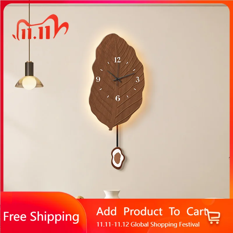 

Salon Bathroom Wall Clocks Restaurant Nordic Japanese Minimalist Fashion Wall Watch Aesthetic Modern Minimalist Saat Home Decor