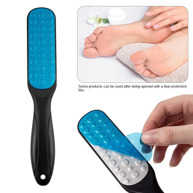 

Calluses Grinding Feet Stainless Steel Removing Dead Skin and Repairing Tools Double Sided Foot Rubbing Board