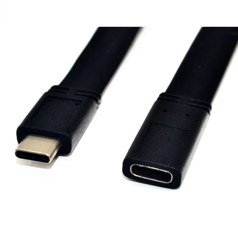 High Speed USB 3.1 Type-C Male to Type C Female Extension Data Cable 30CM 10Gbps