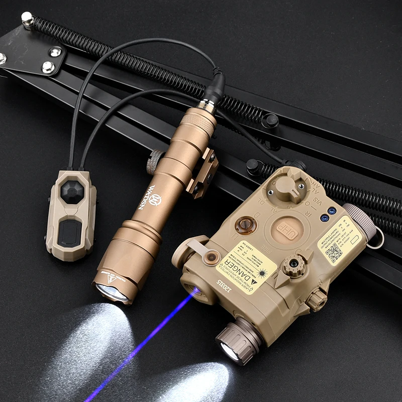 

Набор лазерных фонарей WADSN PEQ15 LA-5 UHP M300 M600 Scout Light с дистанционным управлением AXON Dual Plug и пружинным выключателем для страйкбола