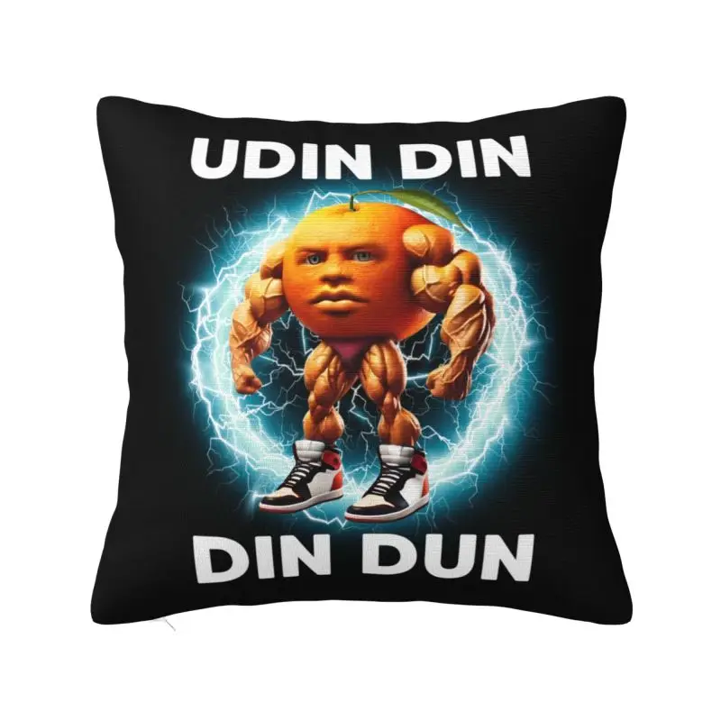 Udindindindun Italian Brainrot Meme Throw Pillow Case 55*55cm Home Decoration Cushion Cover Velvet Polyester Pillowcase