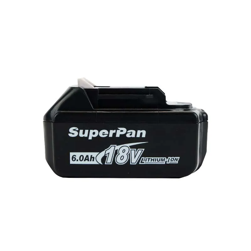 

100% Original superpan Rechargeable Power Tool Battery, Replaceable LED Lithium-ion, 6.0 Ah 18V LXT BL1860B BL1860BL1850 BL1830