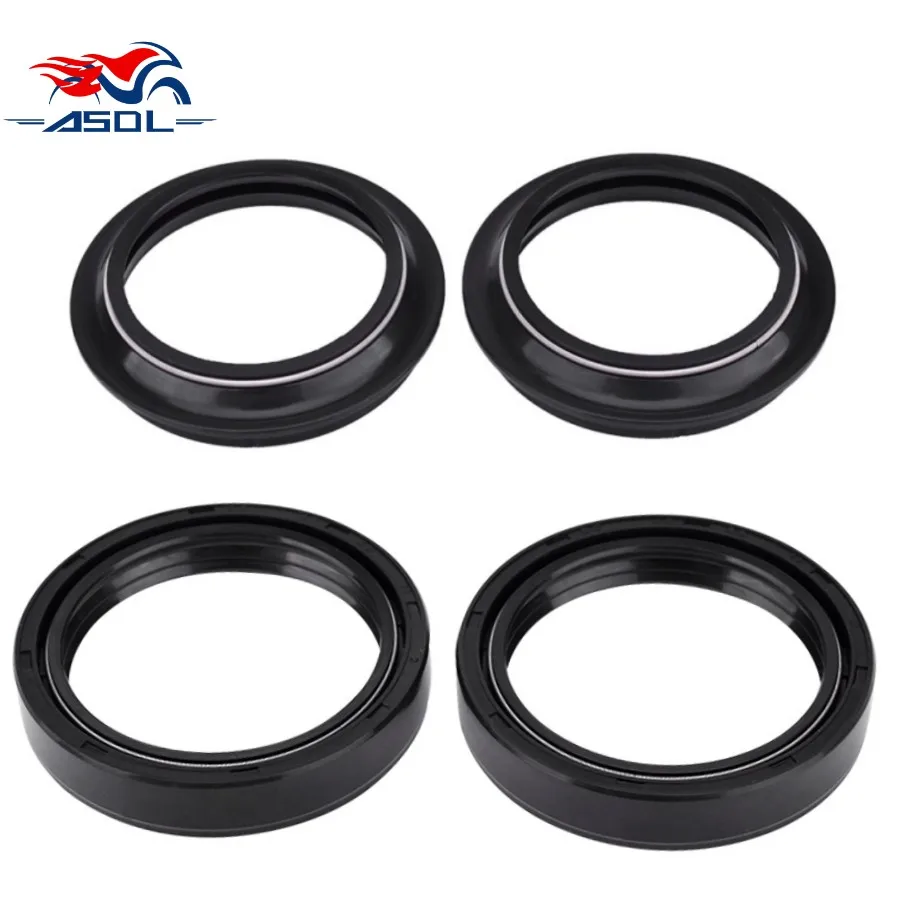 46x58x11 Motorcycle Front Fork Oil Seal 46 58 Dust For BWM HP4 RNINET S1000RR Kawasaki KX125 250 500  ZX-6R ZZ-R600 ZX-900 ZX-9R