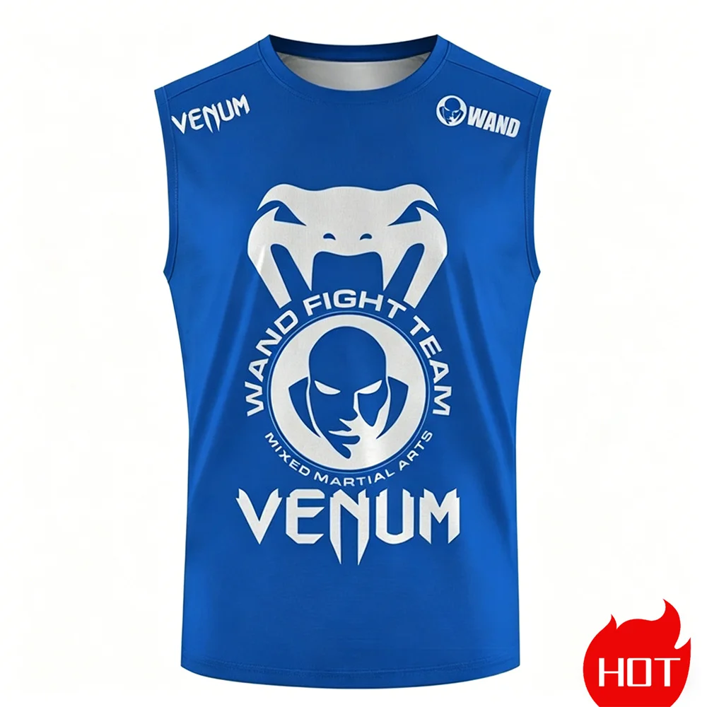 Men's sleeveless T-shirt Summer Short Sleeves Snakehead 3D T-Shirts Fashion Breathable Fitness Tops Oversized graphic tank tops image 6