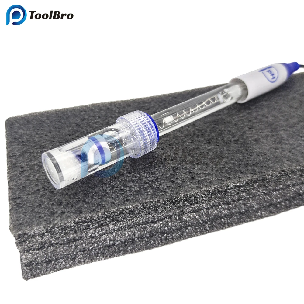 E-6501 PH Electrode Sensor Probe BNC Connector Factory Industry Experiment Laboratory Pool Rain Water Analyzer PH Meter Tester