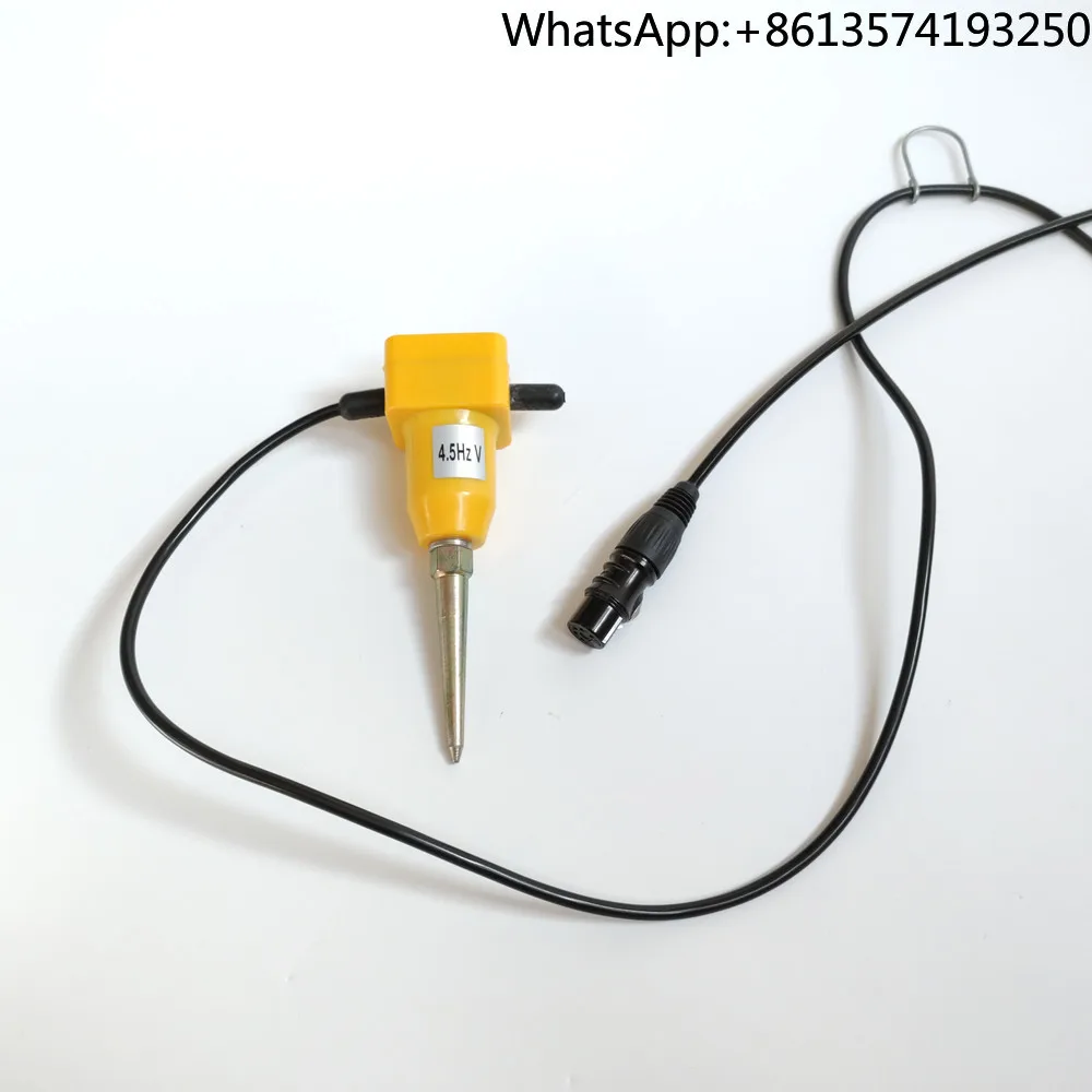 

Вертикальный водонепроницаемый корпус для одного геофона 4,5 Гц с 5-отверстием, гнездовым разъемом XLR, шнур для сейсмического геофона 4,5 Гц