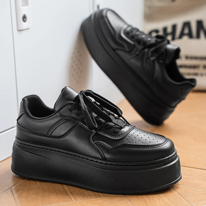 

Мужские кроссовки для бега, спортивная одежда, белые кроссовки, мужские кружевные дышащие кроссовки из натуральной кожи в стиле пэчворк, кроссовки для скейтборда