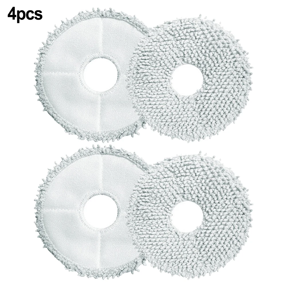 10/4pcs Mop Pads Cloths For Xiaomi Robot Vacuum X10 Plus Robot Vacuum Cleaner Access Household Supplies Cleaning Tool Spare Part