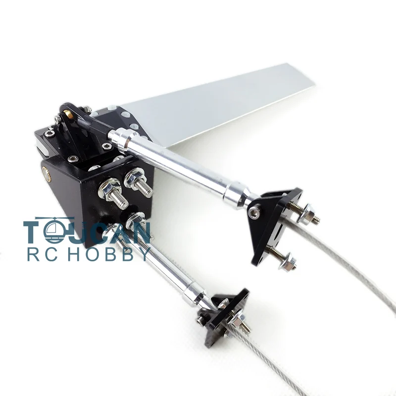 DTRC Toucanhobby DIY 155mm Rudder Assembly for Electric E51 Gasoline G30E Race RC Boats Spare Part