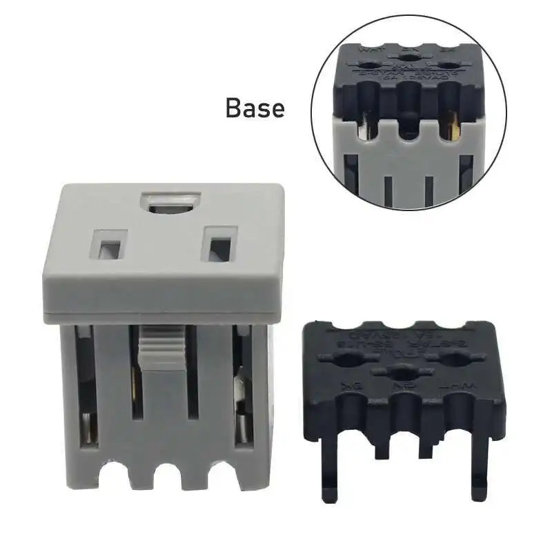 15A125VAC TR NEMA 5- 15R USA Tamper Resistant Portable Power Station Socket