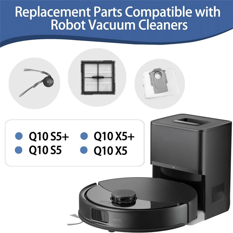 Replacement Accessories Kit For Roborock Q10 S5/Q10 S5+/Q10 X5/Q10 X5+ Robot Vacuum Cleaner Parts