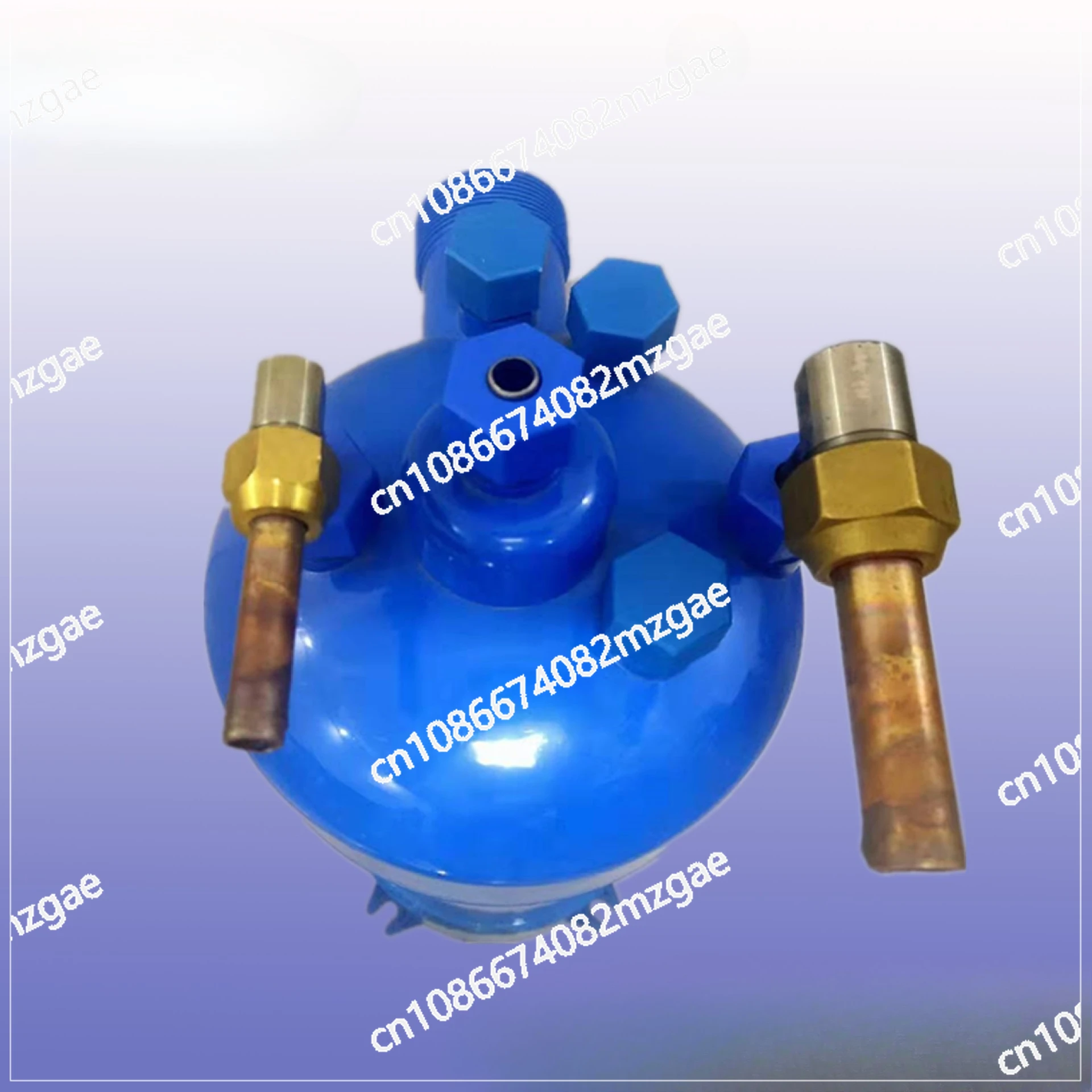 MHTA-1.5 Screw Titanium Tube Pvc Shell Heat Exchanger for Swimming Pool Heat Pump, Aquarium Chiller Evaporator Refrigeration