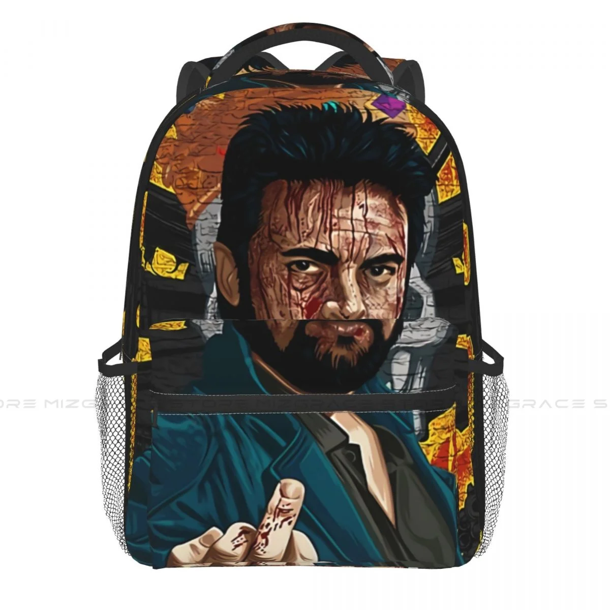 

Large Capacity Casual School Bag Billy Butcher Travel Laptop Backpacks The Boys Hughie Campbell TV Show Rucksack for Teenager