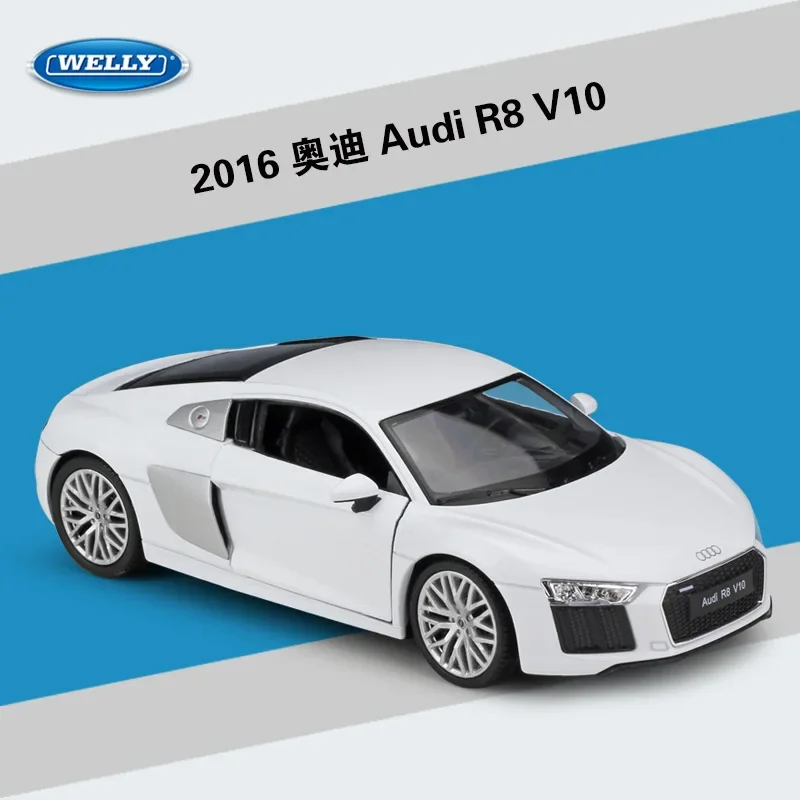 

Модель автомобиля WELLY 1:24 Audi 2016 R8 V10 из сплава