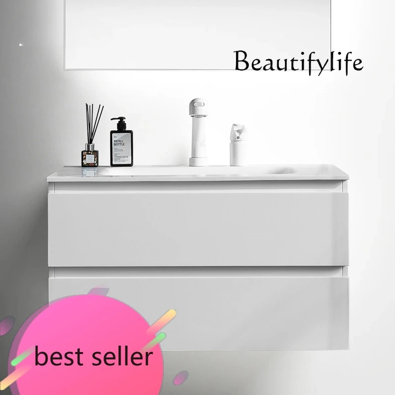 

Bathroom Cabinet Washbasin Washbasin Toilet Artificial Stone Household Simple Premium Bathroom