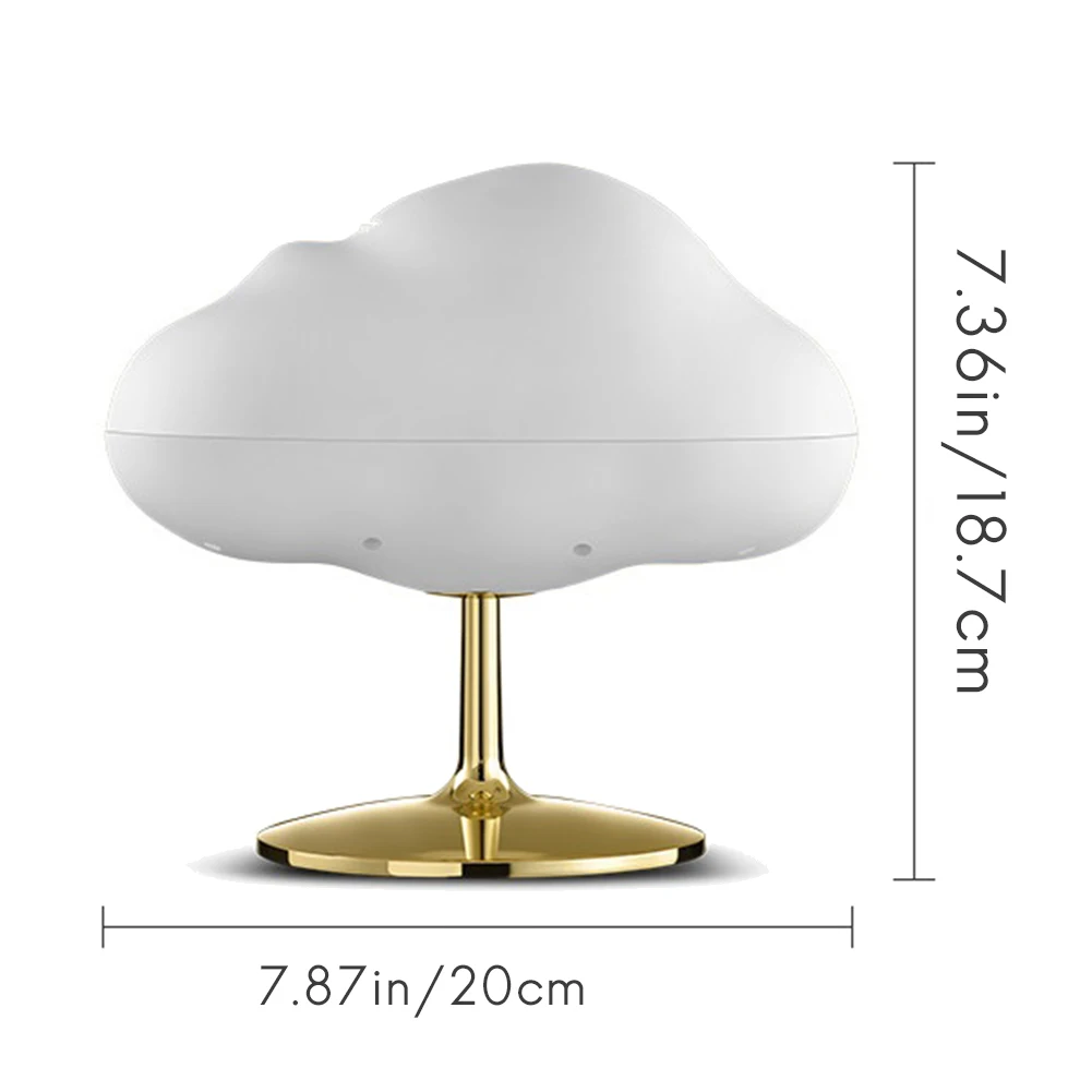 Clouds USB Table Lamp Air Humidifier Electric Ultrasonic Cool Mist Aroma Diffuser for Room Fragrance Diffusor