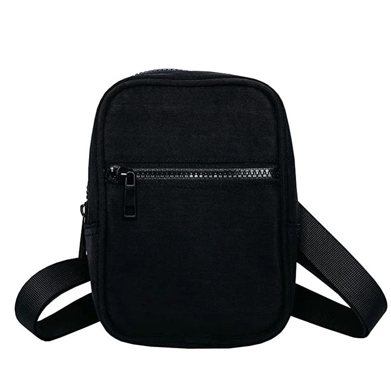 Sac à bandoulière de sport avec poignées amovibles, petit sac de taille multifonctionnel, style simple décontracté, sac de rangement pour la course en plein air, 1PC