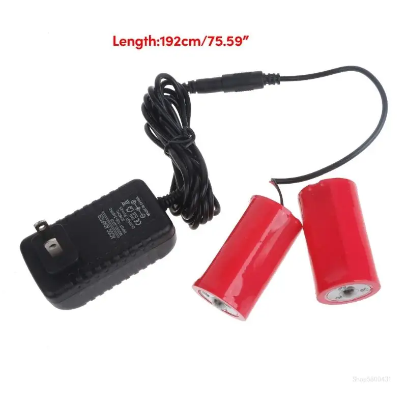 Power Converter 3V LR20 D Battery Eliminators Adapter Replace 2x1.5V D Battery