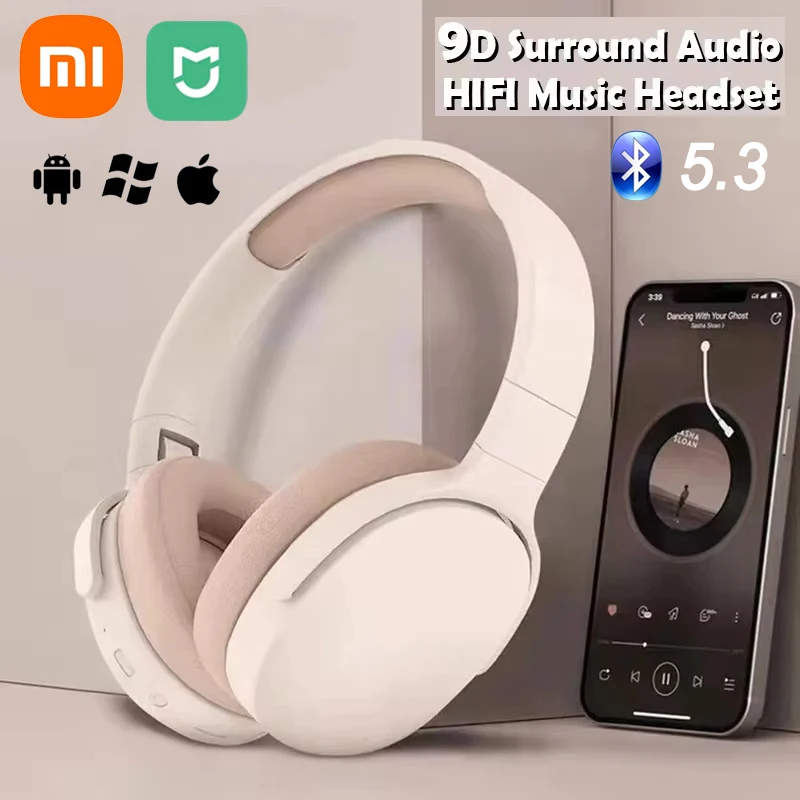 Original Xiaomi P2961 Wireless Headphones Bluetooth 5.3 Earphone For Samsung iPhone Stereo HIFI Headset Game Earbuds With Mic