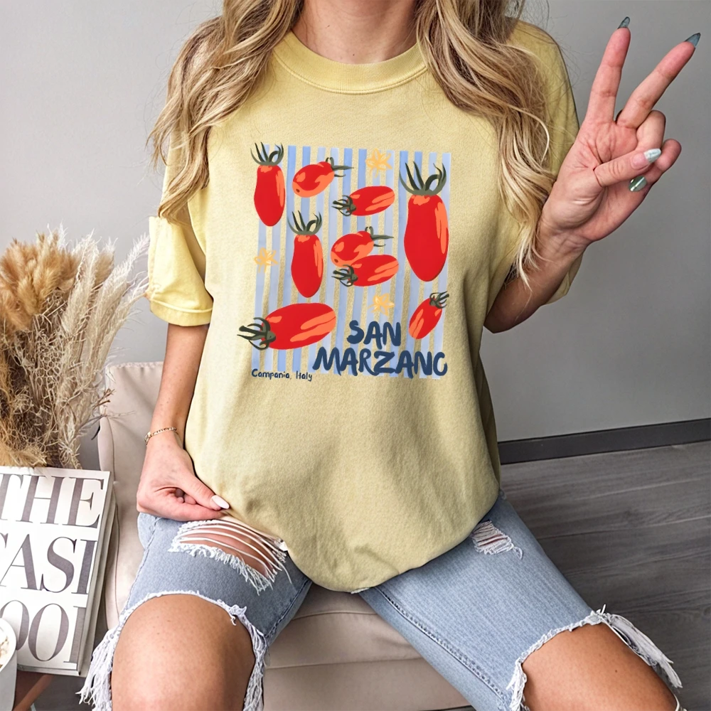 San Marzano Grafik T-Shirt Y2K Übergroße Streetwear Männlich Weiblich Kurzarm Tops Baggy Komfort Top Kleidung Für Sommer Frühling