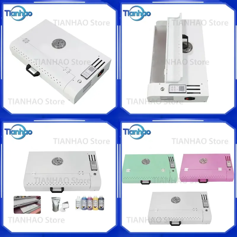 for T Shirt Heat Press Machine Portable Manual Clothes Dryer Multicolor Heat Transfer Printer for DIY Garment Printing Tool