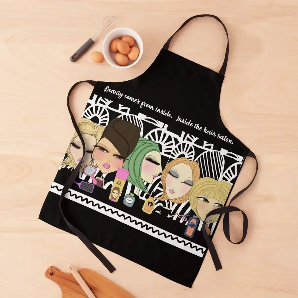 

Hair Salon Art Apron New year's beauty master Kitchen And Household Goods Apron