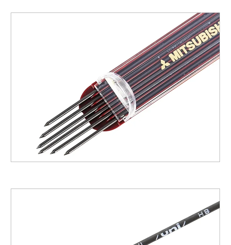 Japan UNI Engineering Druckbleistiftminen 2,0 mm, universeller Anspitzer DPS-600, für Zeichnen, Entwerfen und Design – Detail 8
