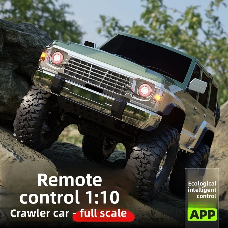 TuLe Y60 1/10 RC Crawler 4WD 2.4G Smart GPS Positioning Cool LED Lights High Speed Off Road Remote Control Toy Car Model