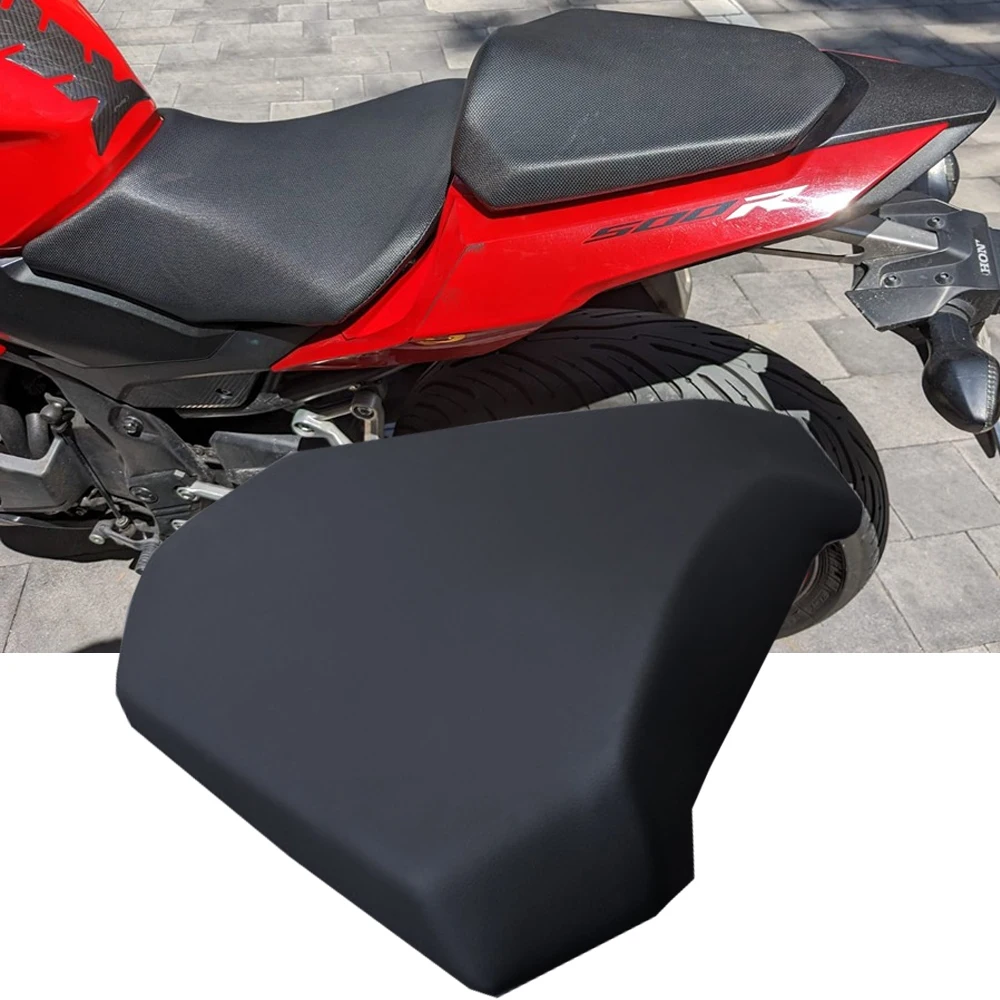 Motorcycle Parts Rear Passenger Pillion Cover Seat Cushion For HONDA CBR500R CB500F CB 500 F 2016-2023 2024 CBR 500R Accessories