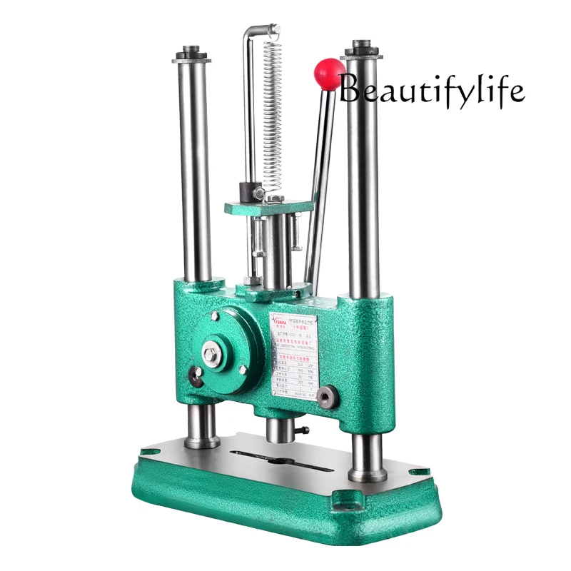 

Manual Double Column Medium Pressure Finishing Machine Desktop Special Punching Machine