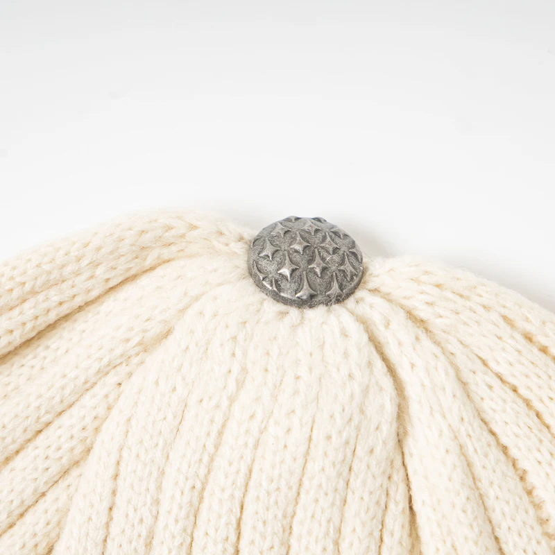 النمط الياباني موضة خلع الملابس نادي الرجال النساء 2025 الشتاء العملي محبوك الصوف البلغ نادي قبعة الأسهم