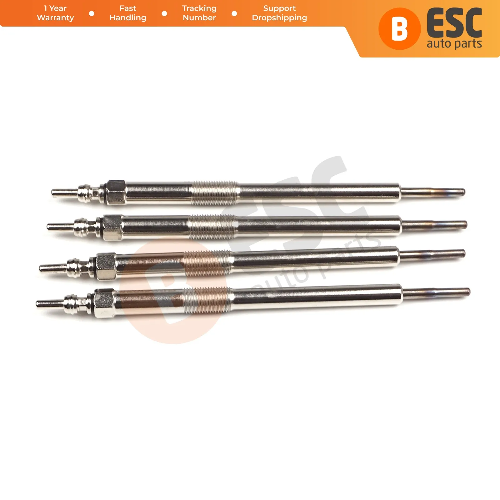 

ESC Auto Parts EGP11-1 4 Pcs Heater Glow Plugs GX3164, 0 250 603 001 for Vauxhall Opel Nissan Renault Ship From Turkey