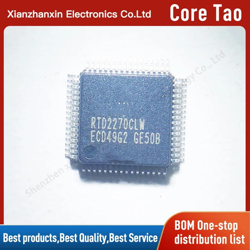1PCS/LOT RTD2270CLW-CG RTD2270CLW 2270 QFP64 Liquid crystal driver chip