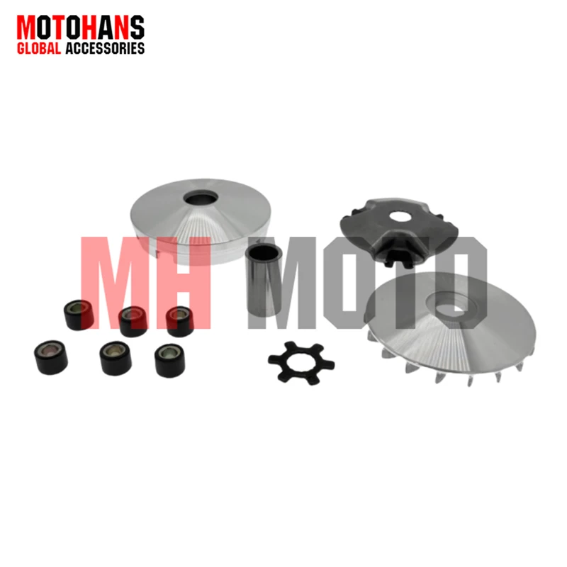 

RACING CVT FRONT VARIATOR CLUTCH KIT 16MM HOLE WITH ROLLER WEIGHT DRIVE PULLEY ACCESSORIES FOR YAMAHA JOG50 1PE40QMB