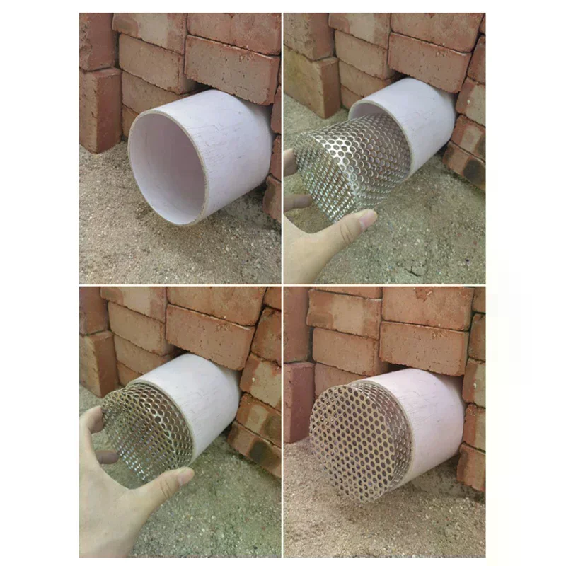 

Stainless Steel Balcony Roof Drain Cover 110mm Floor Drainage Cap Rustproof for Rain Pipe Outdoor Protection