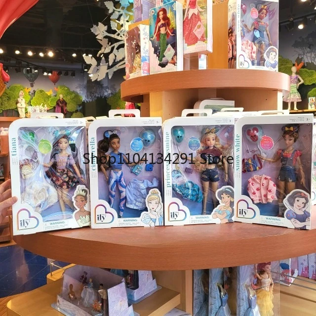 

Original Disney Princess Love Dolls: Snow White and Cinderella Princess Set - Rare Collectible Toys for Birthday Gifts