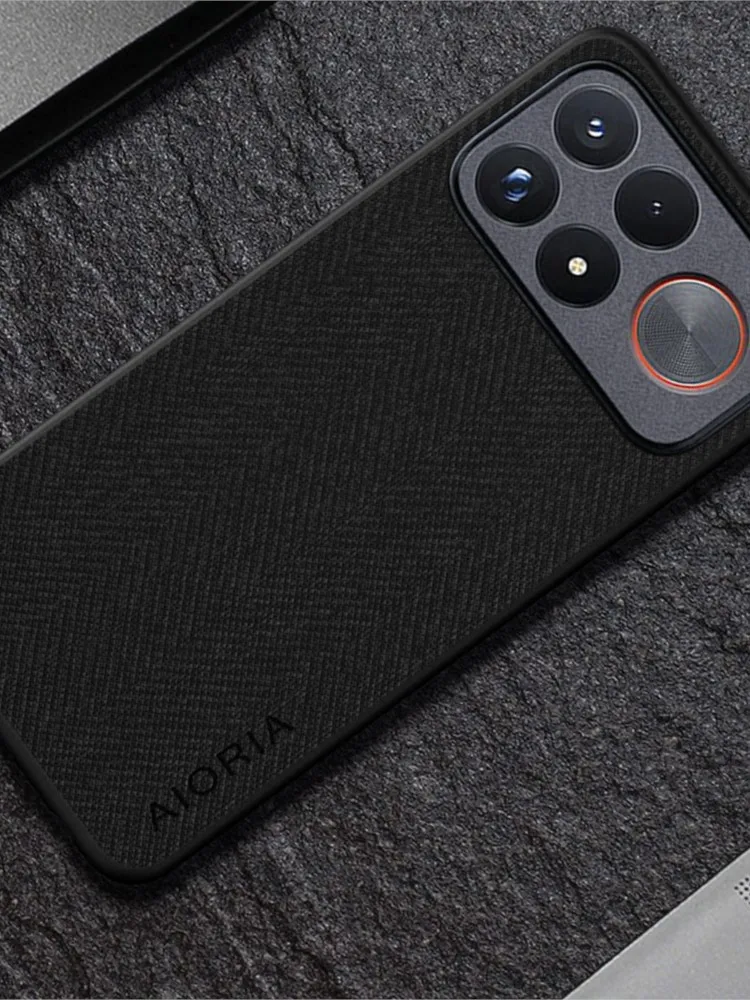 Hülle für Poco F9 Ultra Pro, luxuriöse Textil-Lederhülle, weiche Handyhülle für Xiaomi Poco F9 Ultra, Schutzhülle.