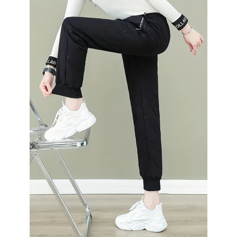 Winter Casual Pants Home Man Baggy Black Men thickened for warmth Clothing Autumn 2025 Men's Clothes Sports Sweatpants Y2k Cargo