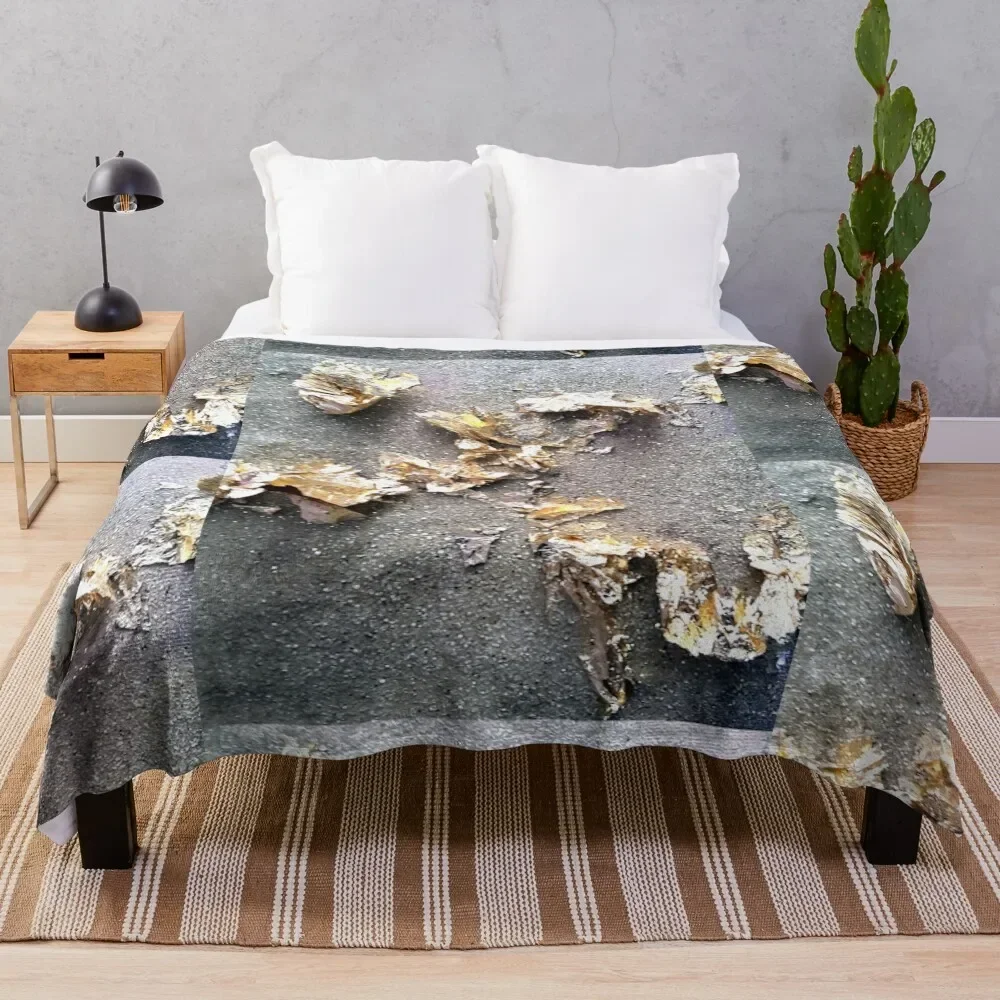 

Gold and silver Throw Blanket Flannels Loose Blankets