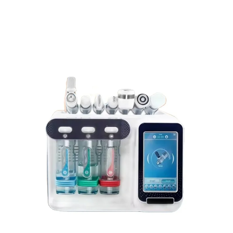 

7 in 1 Skin Tightening Blackhead Remover H2O2 Small Facial Bubble Hydro Machine