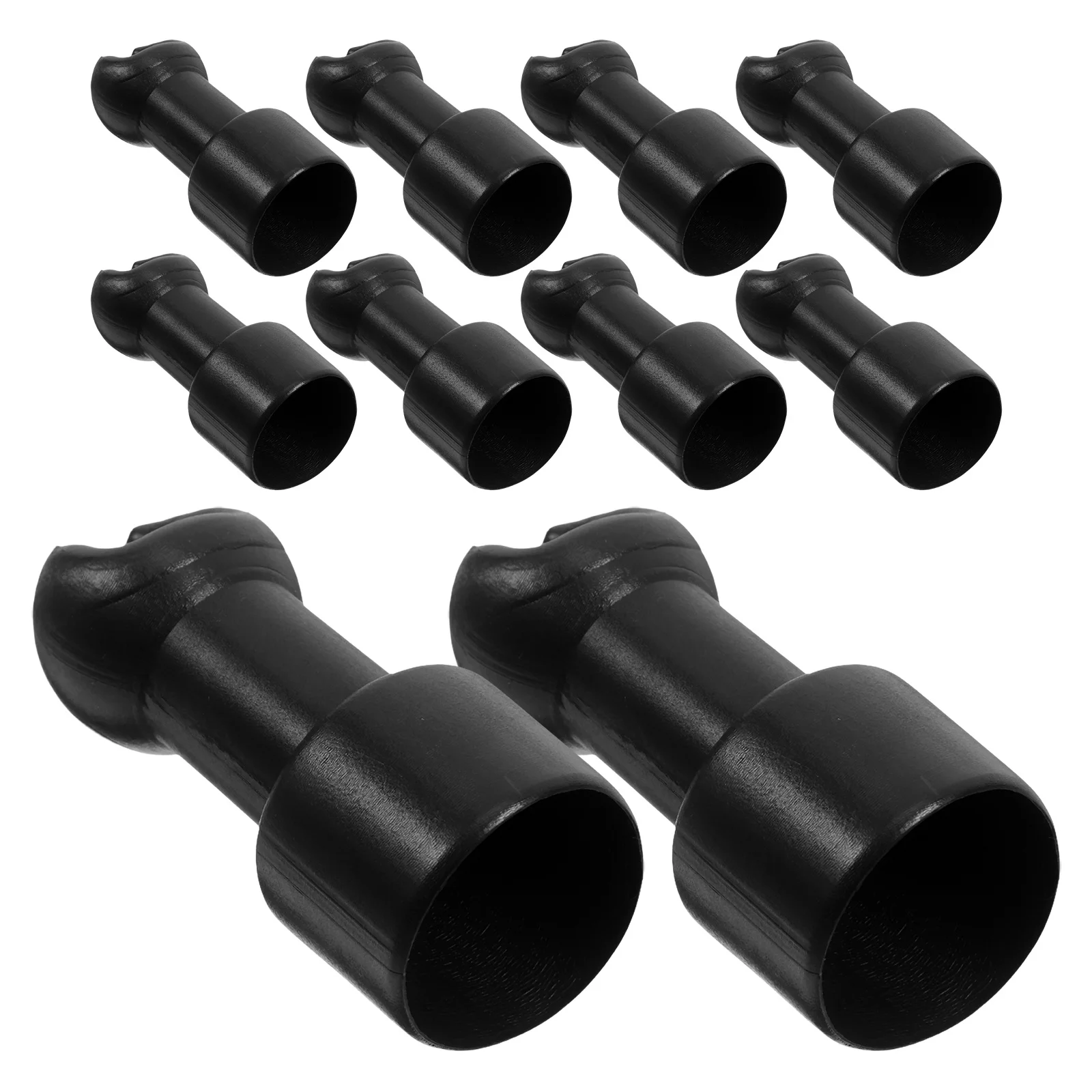 

10pcs Trampoline Pole Caps Plastic End Covers Uv Weather Resistant For Outdoor Trampolines Kids Play Areas Replacement Parts
