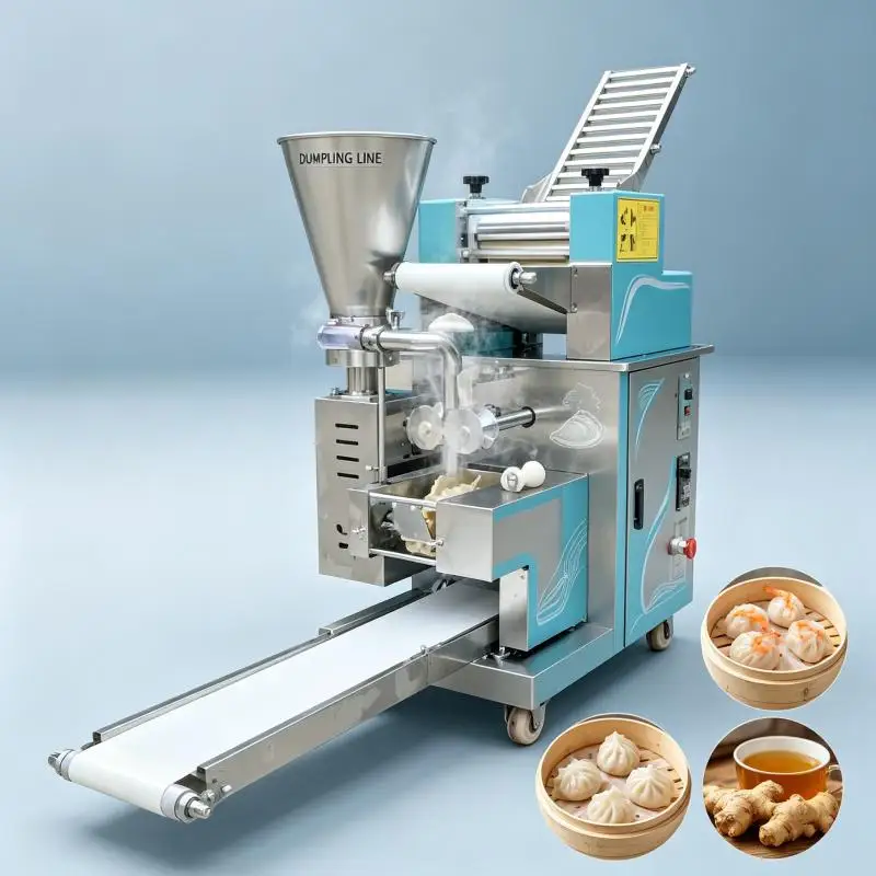 Commercial Dumpling Making Machine Automatic Wrapper Filling Forming Equipment for Fast Restaurant Food Processing