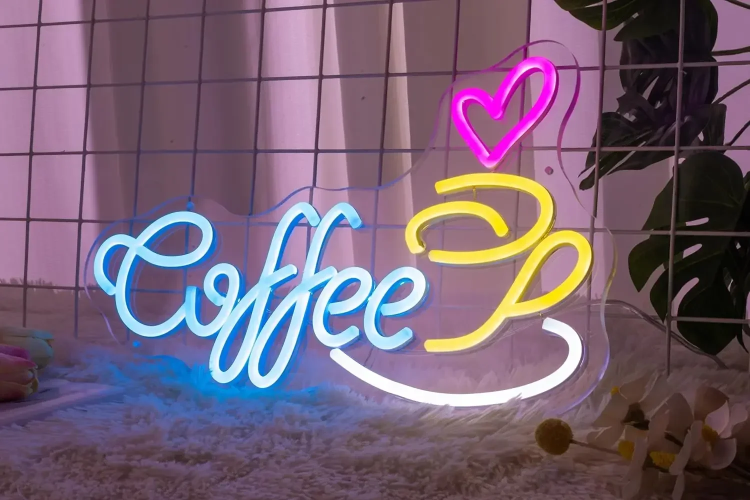 LED Coffee Neon Signs, Criar Presentes Originais para Casamentos, Aniversários, Festas, Bares