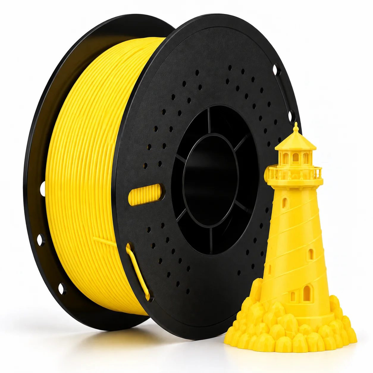 LANDU High Speed PLA Filament 1.75mm +-0.02mm Basic Pla Filament 1kg 3D Printer Filament Compatible Vacuum Packaging