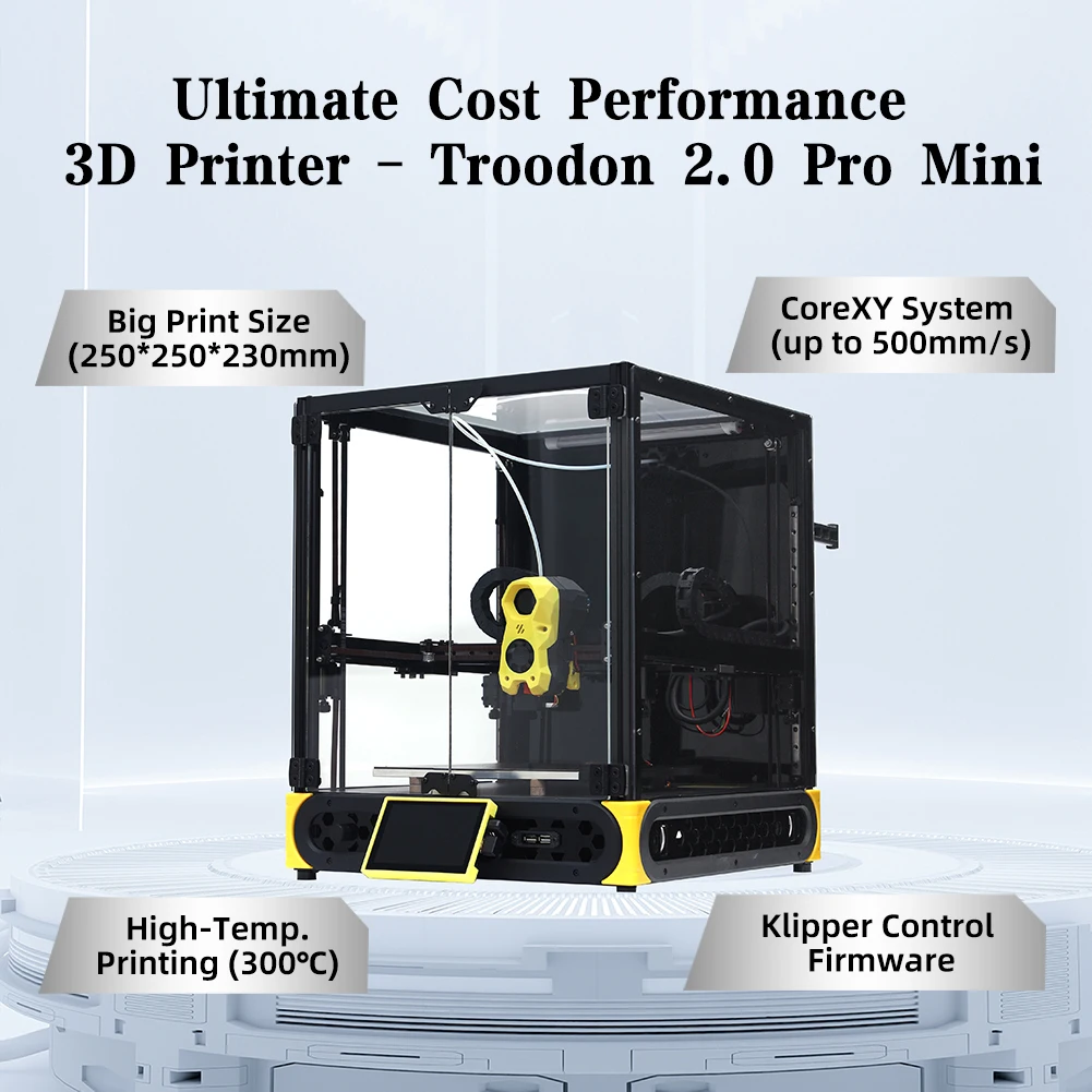 Formbot 2024 Latest Pre-assembled Voron Series 3D Printer Troodon 2.0 Pro Mini