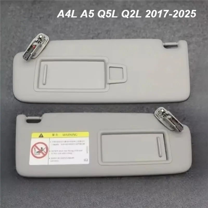 New-Panel With Makeup Mirror Sunshield For Audi A4L A5 Q5L Q2L 17-25 Sun Visor Replace 8WD857551 8WD857552 Right