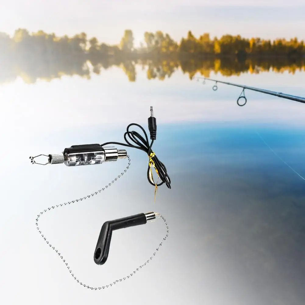 Fishing Alarm Signal Indicator LED Alarm Long Service Life Stainless Steel Bite Swinger Outdoor Fishing Bite Fish Tackle Tools